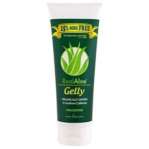 Real Aloe, Gelly, Unscented, 8 oz (230 ml) - Supply Center USA