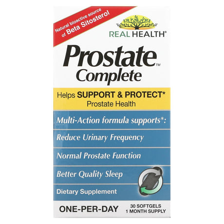 Real Health, Prostate Complete, 30 Softgels - Supply Center USA