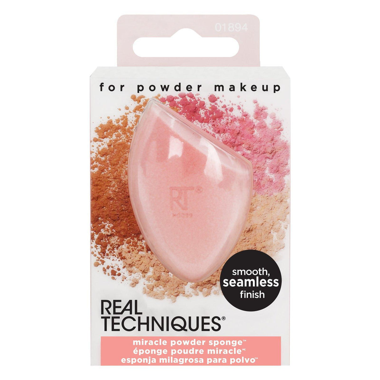 Real Techniques, Miracle Powder Sponge, 1 Sponge - Supply Center USA