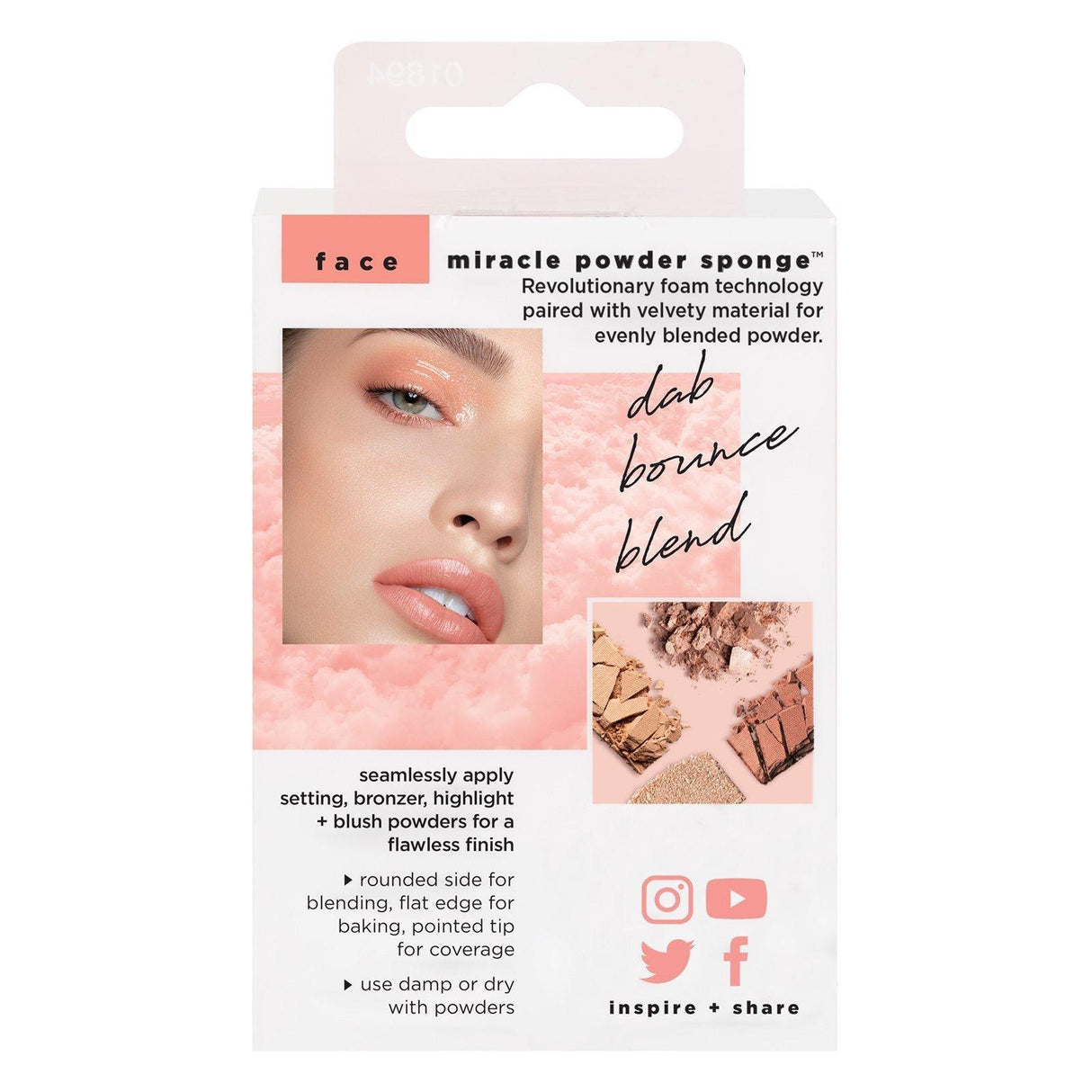 Real Techniques, Miracle Powder Sponge, 1 Sponge - Supply Center USA