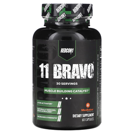 Redcon1, 11 Bravo, Muscle Building Catalyst, 60 Capsules - Supply Center USA