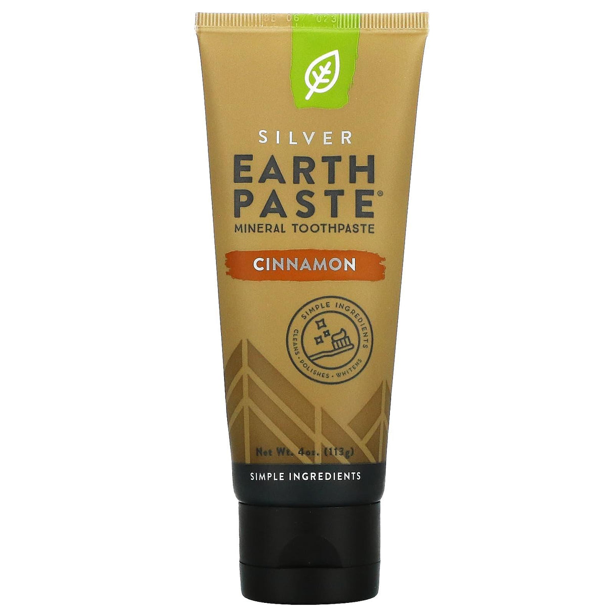 Redmond Trading Company, Earthpaste, Mineral Toothpaste, Cinnamon, 4 oz (113 g) - Supply Center USA