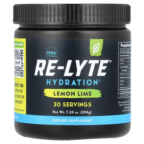 Redmond Trading Company, Re-Lyte® Hydration, Lemon Lime, 7.2 oz (204 g) - Supply Center USA