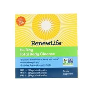 Renew Life, 14-Day Total Body Cleanse, 3-Part Program, Vegetarian Capsules - Supply Center USA