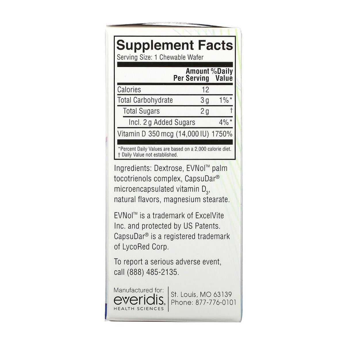 Replesta, NX Cholecalciferol, Once-Weekly Vitamin D, Natural Orange, 14,000 IU, 8 Chewable Wafers - Supply Center USA