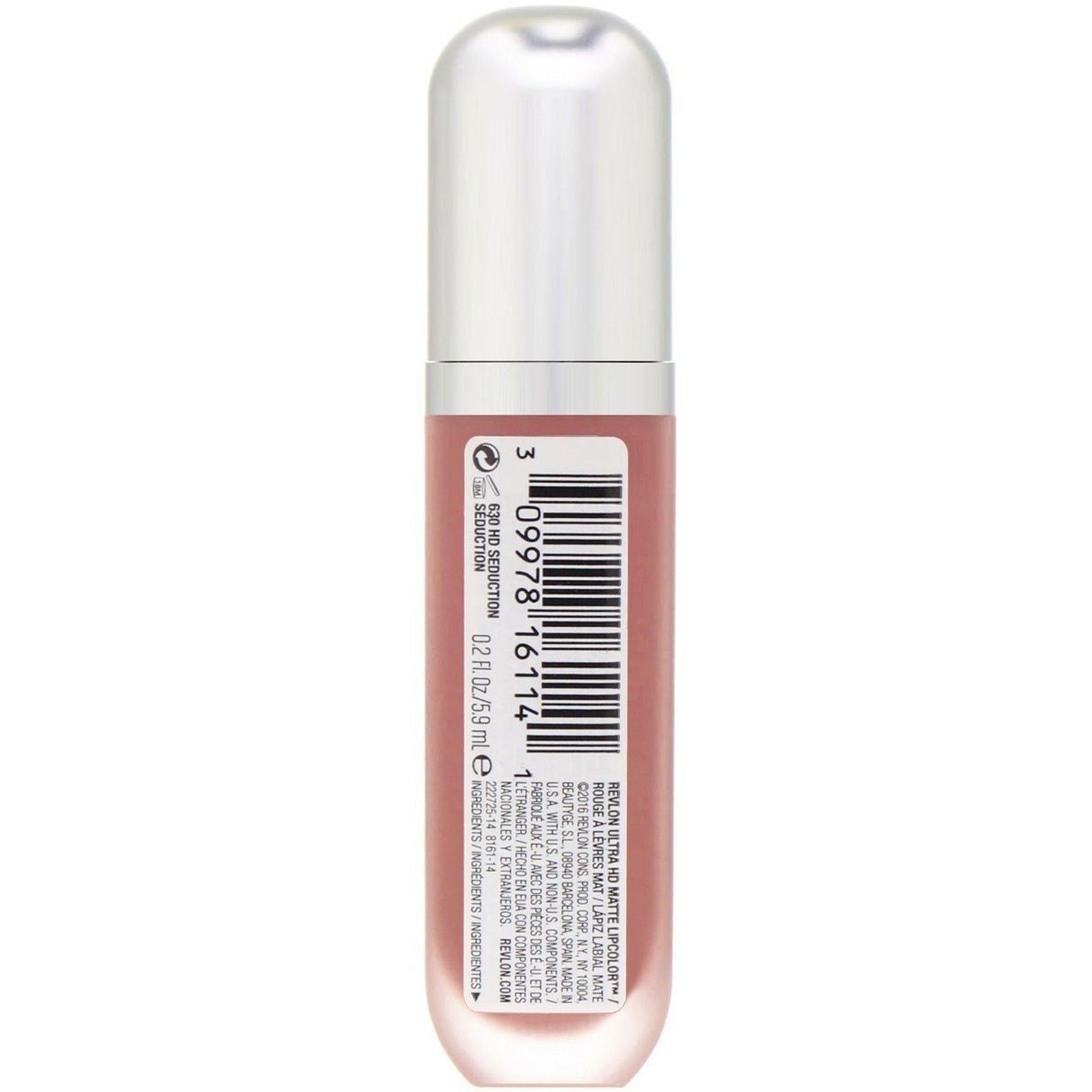 Revlon, Ultra HD Matte Lipcolor, 630 Seduction, 0.2 fl oz (5.9 ml) - Supply Center USA