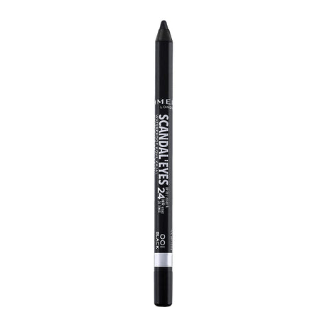 Rimmel London Scandaleyes Waterproof Gel Pencil Eyeliner, Long-Wearing, Ultra-Smooth, Smudge-Proof, 001, Black, 0.04Oz - Supply Center USA