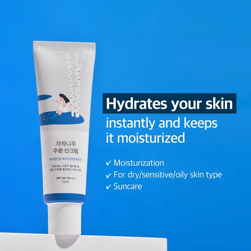 Round Lab - Birch Juice Moisturizing Sun Cream SPF50+/PA++++ 50Ml - Supply Center USA