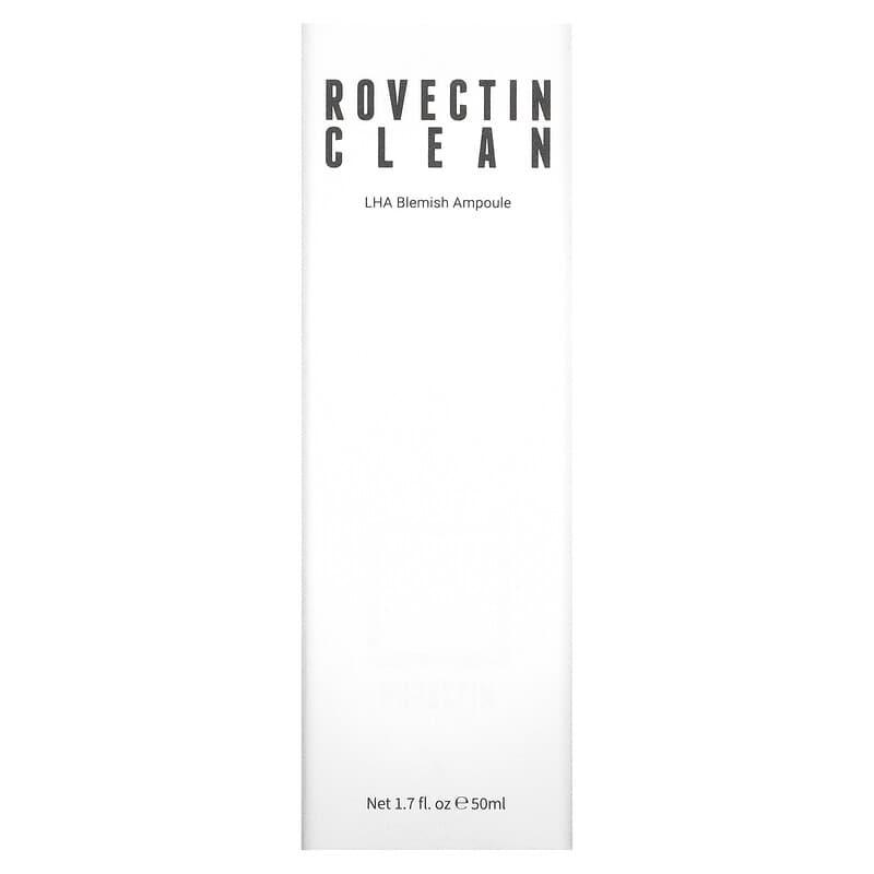 Rovectin, Clean LHA Blemish Ampoule, 1.7 fl oz (50 ml) - Supply Center USA