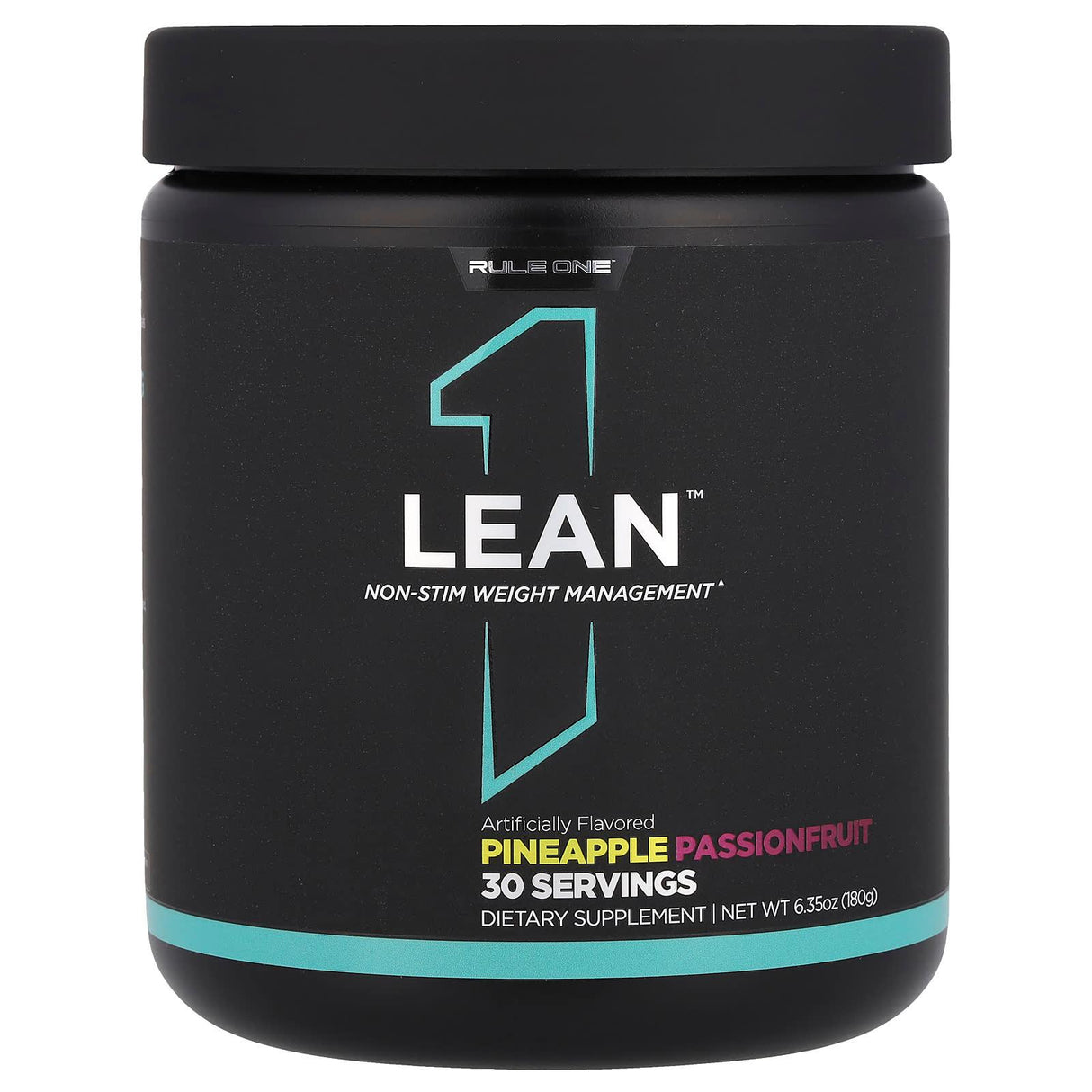 Rule One Proteins, Lean™, Non-Stim Weight Management, Pineapple Passionfruit, 6.35 oz (180 g) - Supply Center USA