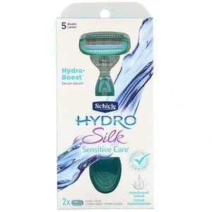 Schick, Hydro Silk, Sensitive Care, 1 Razor, 2 Cartridges - Supply Center USA
