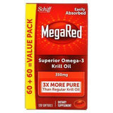 Schiff, MegaRed, Superior Omega-3 Krill Oil, 350 mg, 120 Softgels - Supply Center USA