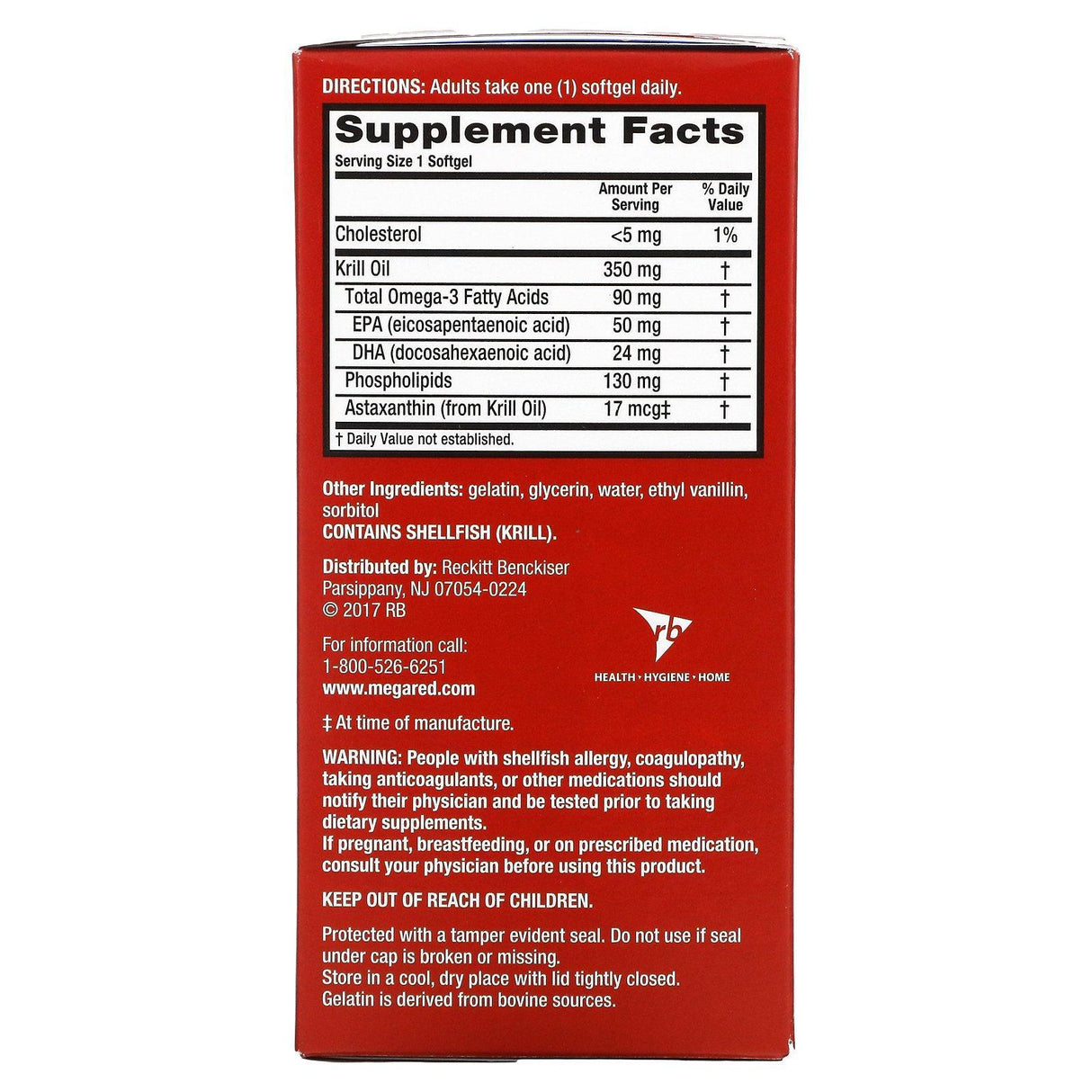 Schiff, MegaRed, Superior Omega-3 Krill Oil, 350 mg, 120 Softgels - Supply Center USA