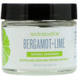 Schmidt's, Natural Deodorant Jar, Bergamot + Lime, 2 oz (56.7 g) - Supply Center USA