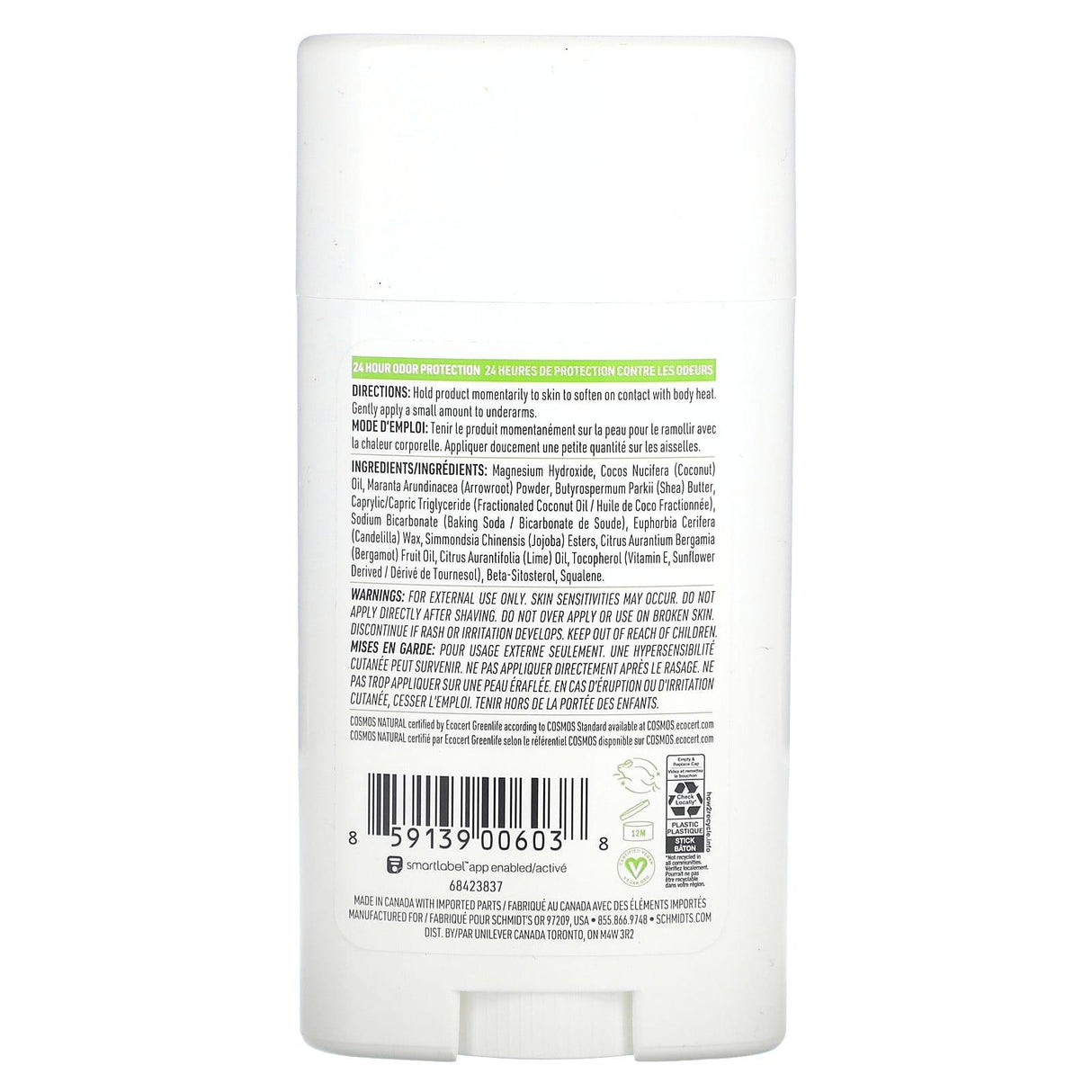 Schmidt's, Natural Deodorant, Lavender & Sage, 2.65 oz (75 g) - Supply Center USA