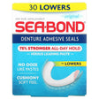 SeaBond, Denture Adhesive Seals, Original, 30 Lowers - Supply Center USA