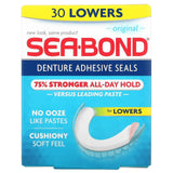 SeaBond, Denture Adhesive Seals, Original, 30 Lowers - Supply Center USA