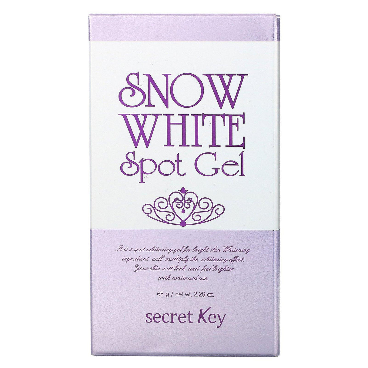 Secret Key, Snow White Spot Gel, 2.29 oz (65 g) - Supply Center USA
