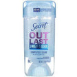 Secret, Outlast, 48 Hour Clear Gel Deodorant, Completely Clean, 2.6 oz (73 g) - Supply Center USA