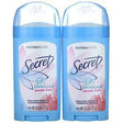 Secret, pH Balanced Deodorant, Invisible Solid, Powder Fresh, Twin Pack, 2.6 oz (73 g) Each - Supply Center USA