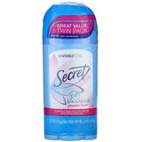 Secret, pH Balanced Deodorant, Invisible Solid, Powder Fresh, Twin Pack, 2.6 oz (73 g) Each - Supply Center USA