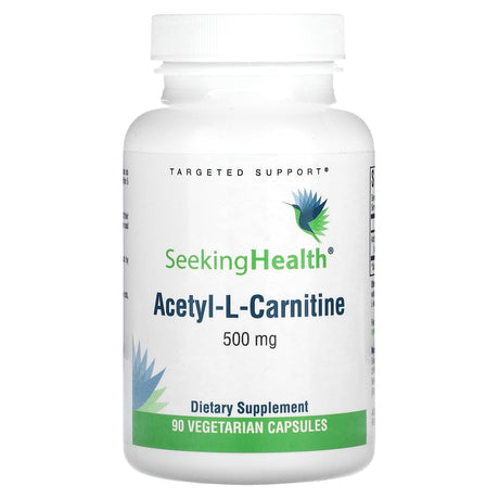 Seeking Health, Acetyl-L-Carnitine, 500 mg, 90 Vegetarian Capsules - Supply Center USA