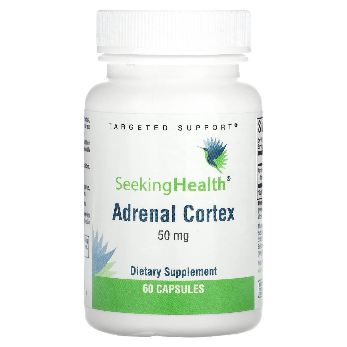 Seeking Health, Adrenal Cortex, 50 mg, 60 Capsules - Supply Center USA