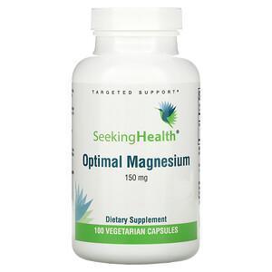 Seeking Health, Optimal Magnesium, 150 mg, 100 Vegetarian Capsules - Supply Center USA