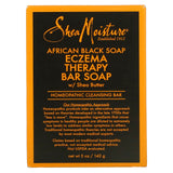 SheaMoisture, African Black Soap, Eczema Therapy Bar Soap with Shea Butter, 5 oz (141 g) - Supply Center USA