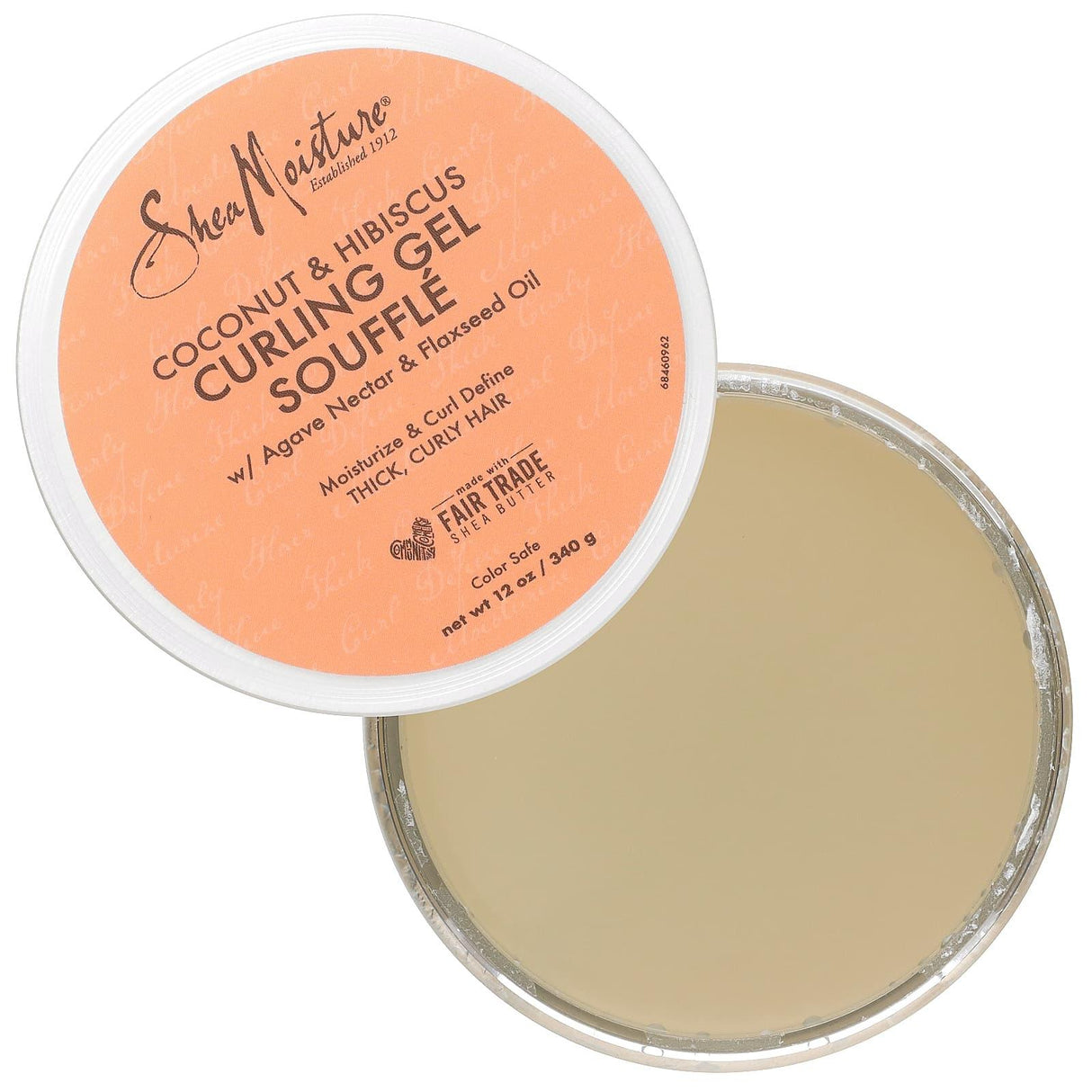 SheaMoisture, Curling Gel Souffle, Coconut & Hibiscus, 12 oz (340 g) - Supply Center USA