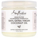 SheaMoisture, Head-To-Toe Nourishing Hydration, 100% Extra Virgin Coconut Oil, 15 fl oz (444 ml) - Supply Center USA