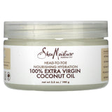 SheaMoisture, Head-To-Toe Nourishing Hydration, 100% Extra Virgin Coconut Oil, 3.5 oz (100 g) - Supply Center USA