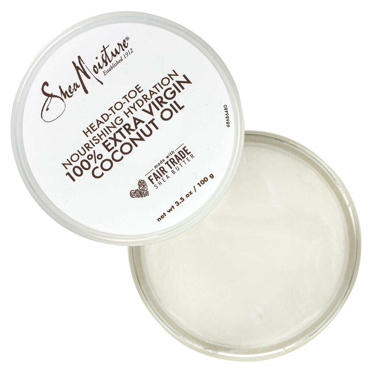 SheaMoisture, Head-To-Toe Nourishing Hydration, 100% Extra Virgin Coconut Oil, 3.5 oz (100 g) - Supply Center USA