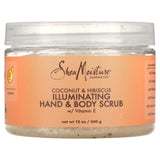 SheaMoisture, Illuminating Hand & Body Scrub, Coconut & Hibiscus, 12 oz (340 g) - Supply Center USA