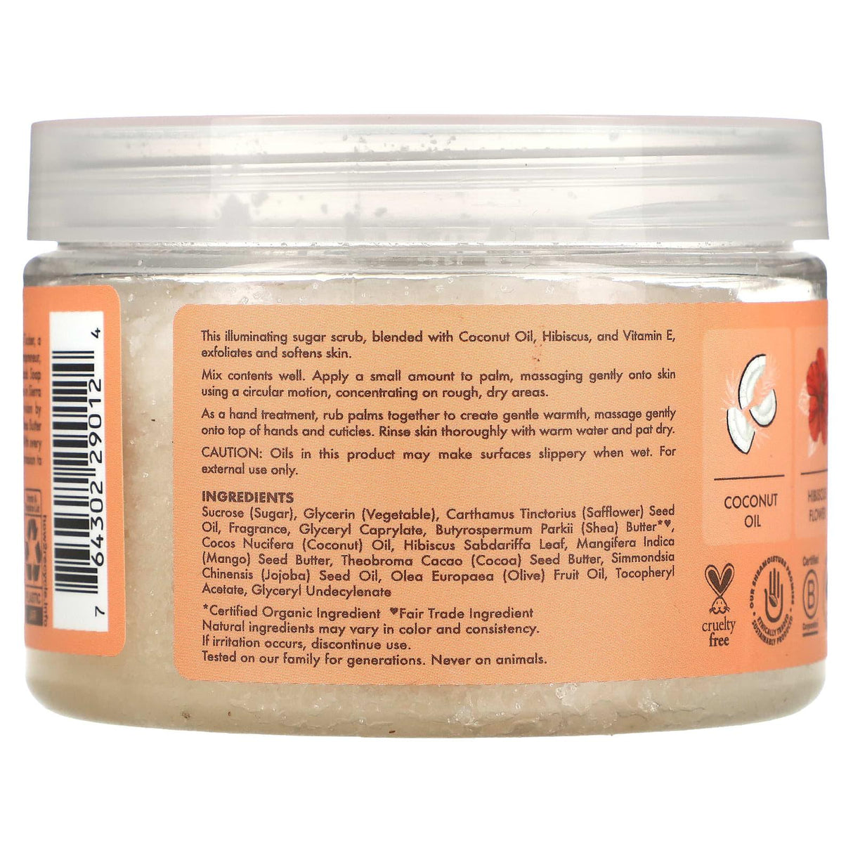 SheaMoisture, Illuminating Hand & Body Scrub, Coconut & Hibiscus, 12 oz (340 g) - Supply Center USA
