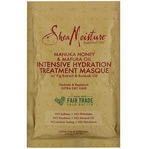 SheaMoisture, Manuka Honey & Mafura Oil Intensive Hydration Treatment Masque, 2 fl oz (59 ml) - Supply Center USA