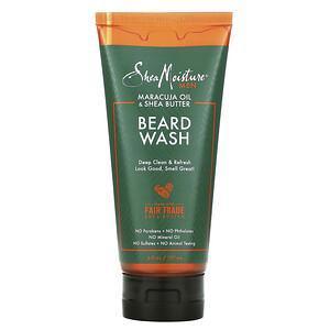 SheaMoisture, Men, Beard Wash, Maracuja Oil & Shea Butter, 6 fl oz (177 ml) - Supply Center USA