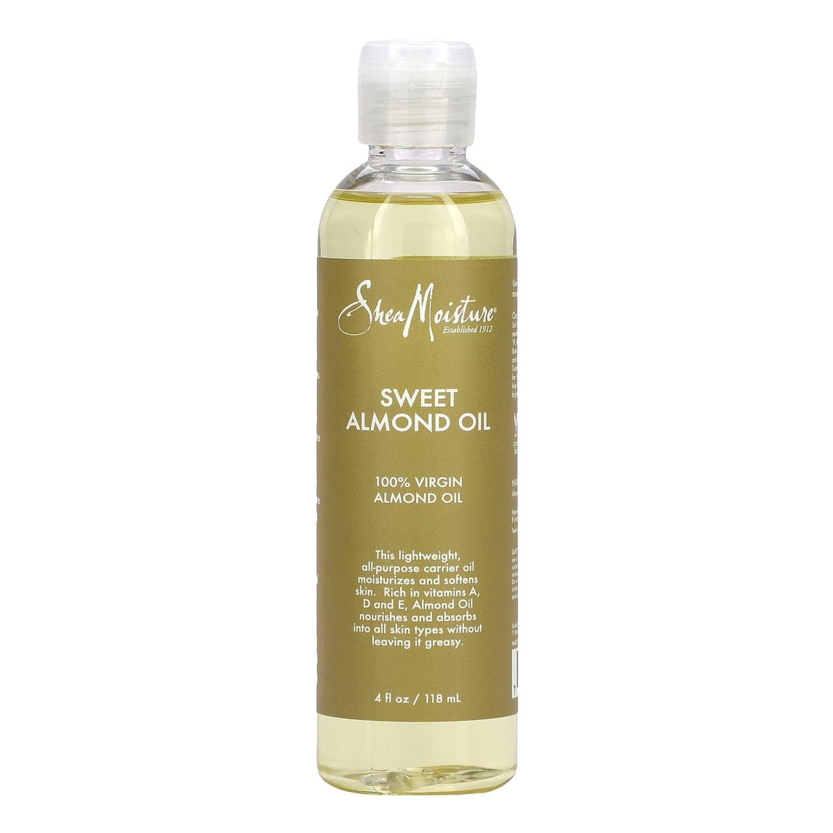 SheaMoisture, Sweet Almond Oil, 4 fl oz (118 ml) - Supply Center USA