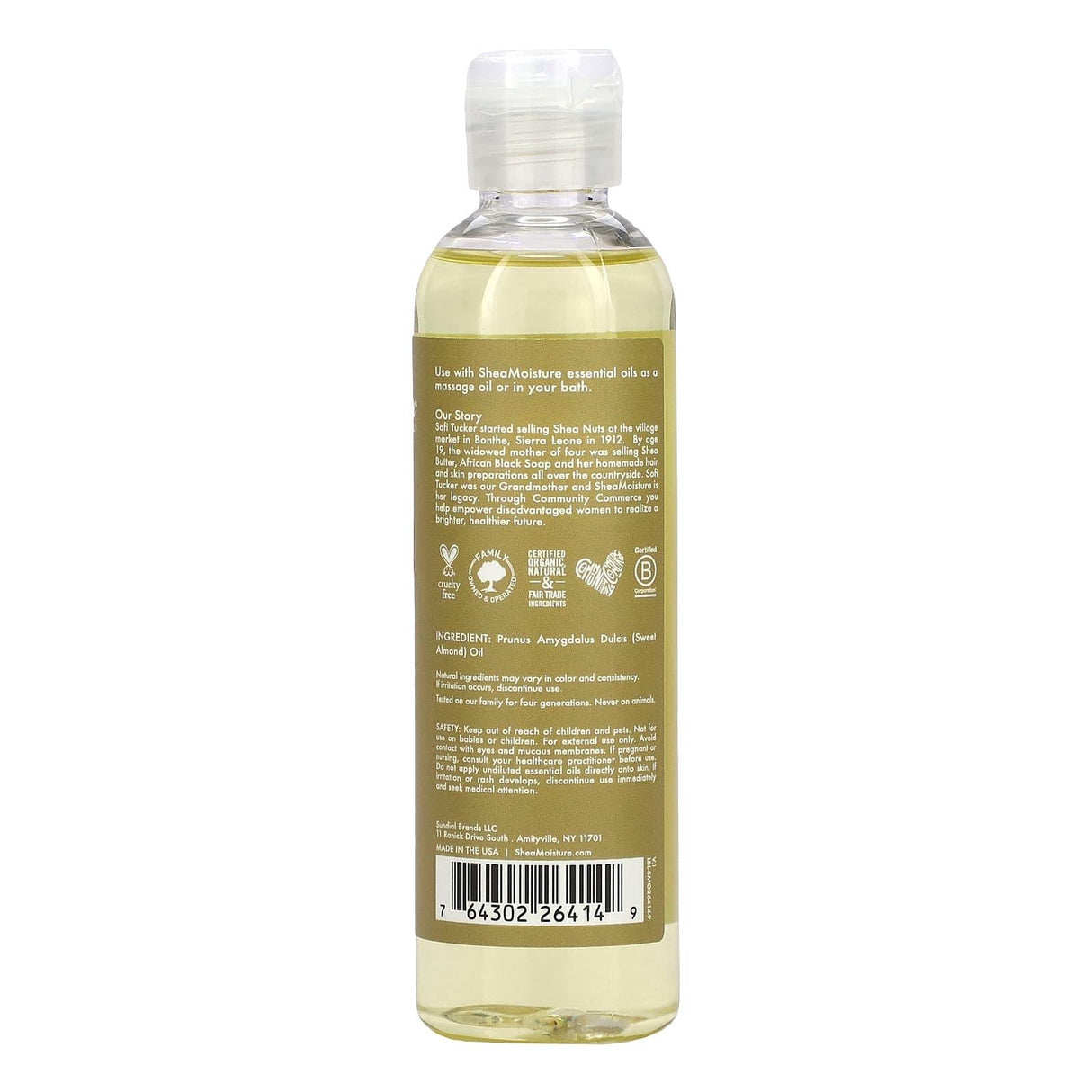 SheaMoisture, Sweet Almond Oil, 4 fl oz (118 ml) - Supply Center USA