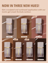 SHEGLAM Sun Sculpt Cool Toned Liquid Contour Stick Long Lasting Cream Bronzer Makeup - Soft Tan - Supply Center USA