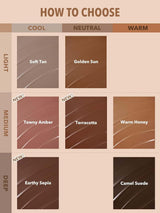 SHEGLAM Sun Sculpt Cool Toned Liquid Contour Stick Long Lasting Cream Bronzer Makeup - Soft Tan - Supply Center USA