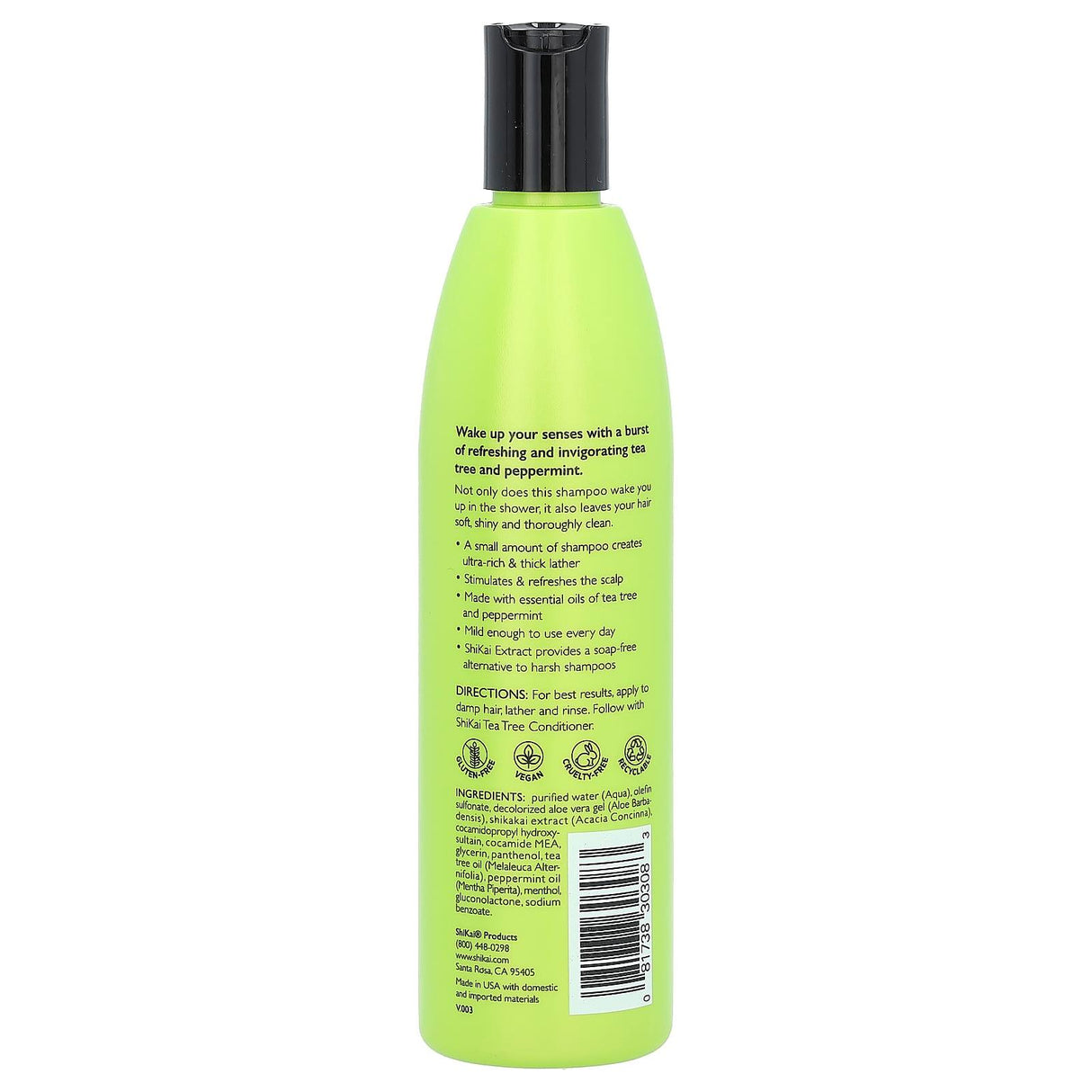 Shikai, Tea Tree Shampoo, 12 fl oz (355 ml) - Supply Center USA