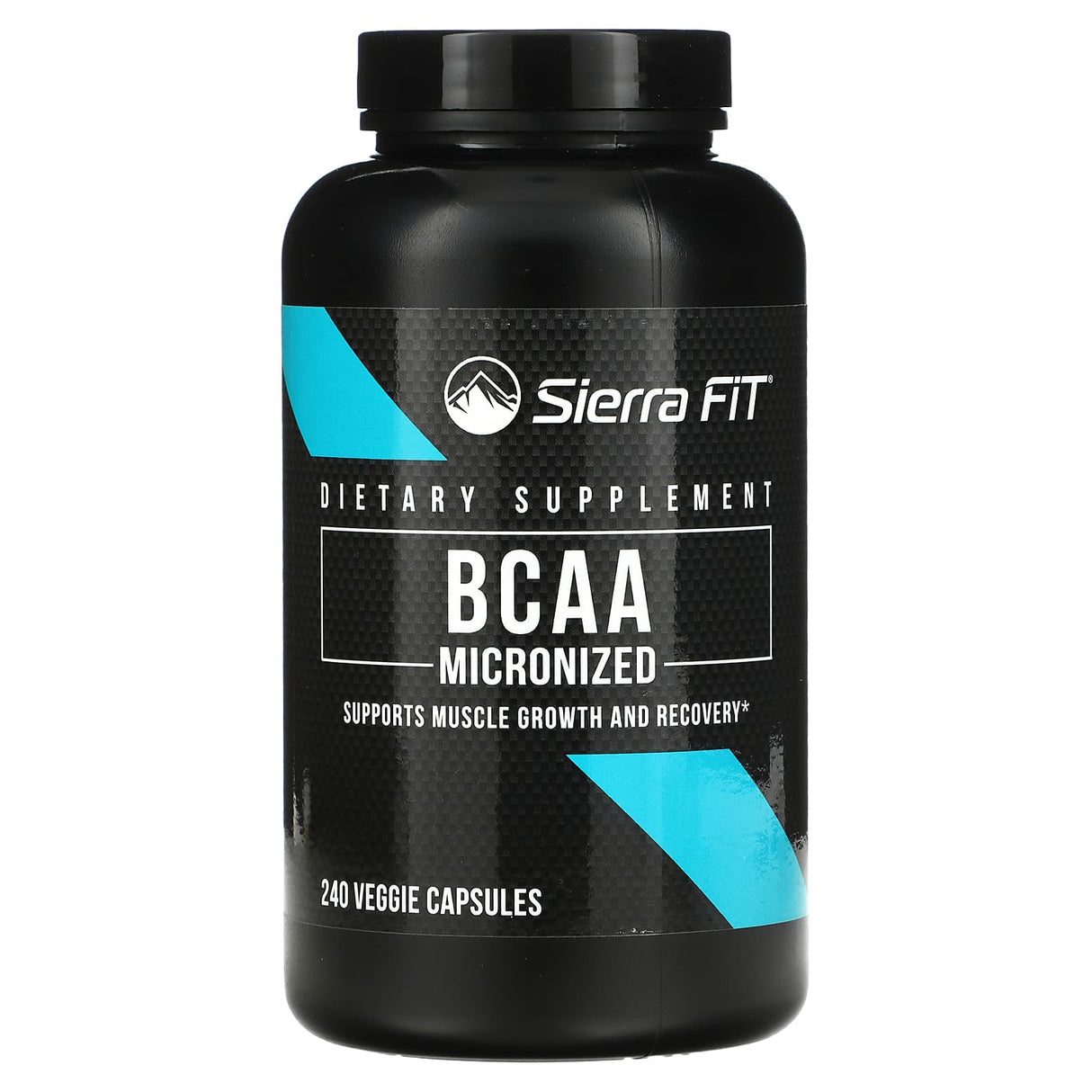 Sierra Fit, Micronized BCAA, Branched Chain Amino Acids, 500 mg, 240 Veggie Capsules - Supply Center USA