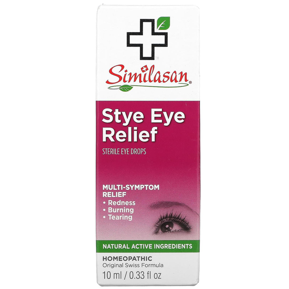 Similasan, Stye Eye Relief, Sterile Eye Drops, 0.33 fl oz (10 ml) - Supply Center USA