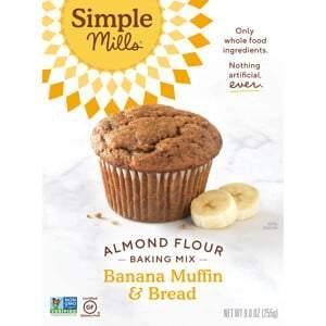 Simple Mills, Naturally Gluten-Free, Almond Flour Mix, Banana Muffin & Bread, 9 oz (255 g) - Supply Center USA