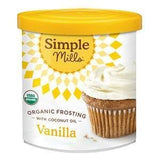 Simple Mills, Organic Frosting with Coconut Oil, Vanilla, 10 oz (283 g) - Supply Center USA