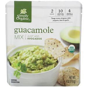 Simply Organic, Organic Guacamole Mix, 4 oz (113 g) - Supply Center USA
