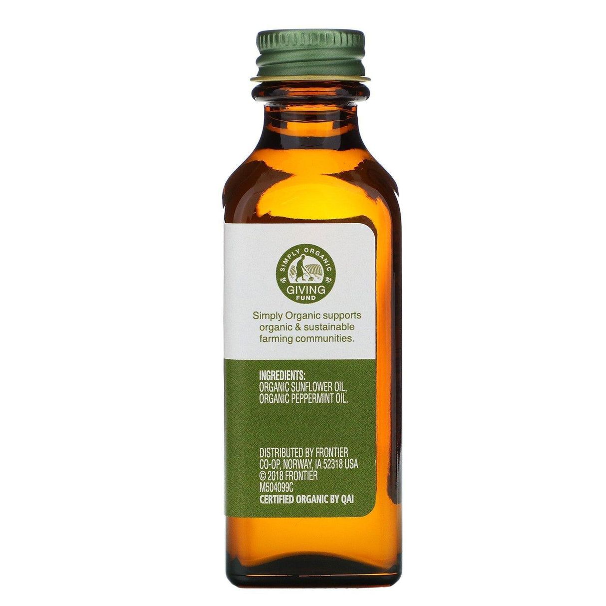 Simply Organic, Peppermint Flavor, 2 fl oz (59 ml) - Supply Center USA