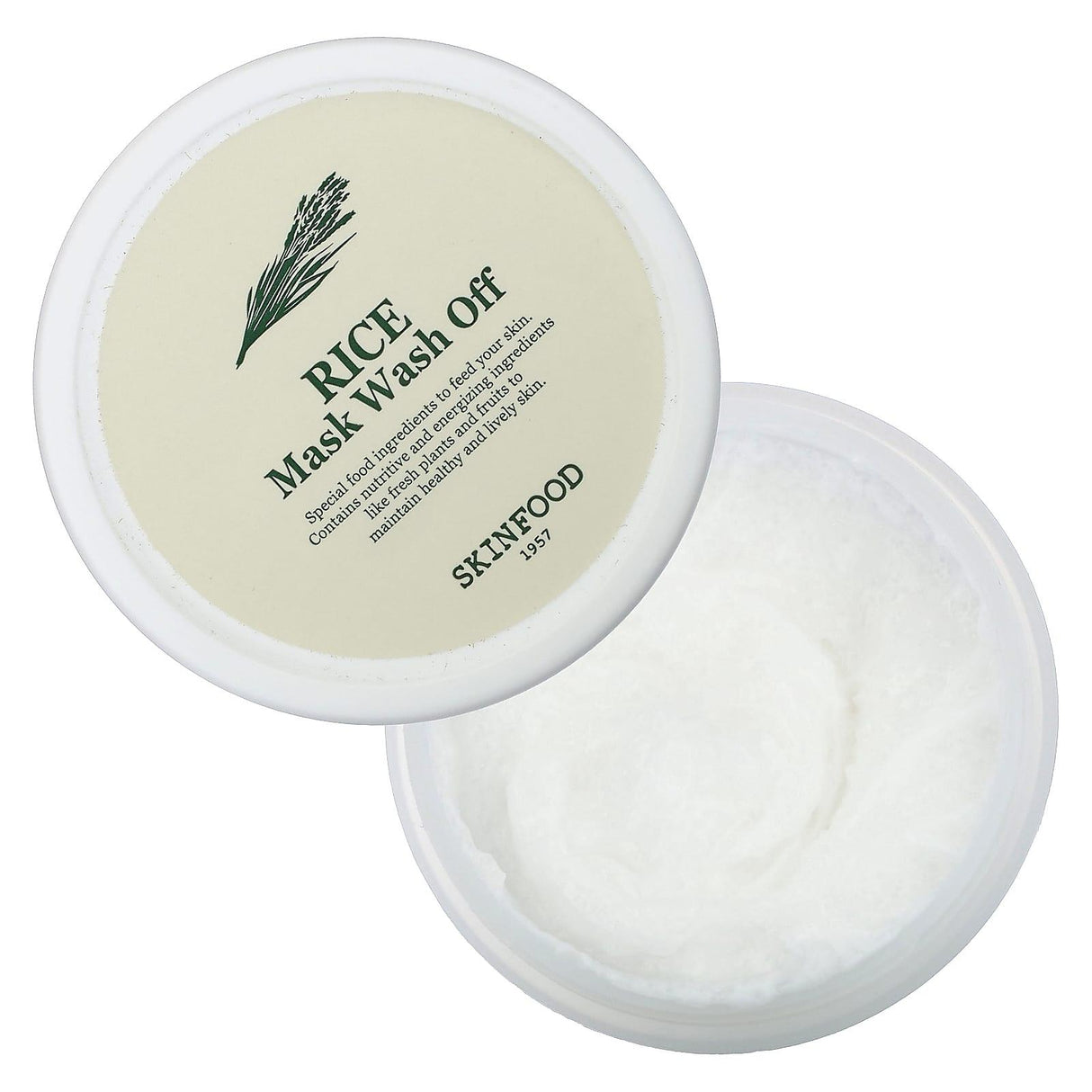 SKINFOOD, Rice Mask Wash Off , 4.23 oz (120 g) - Supply Center USA