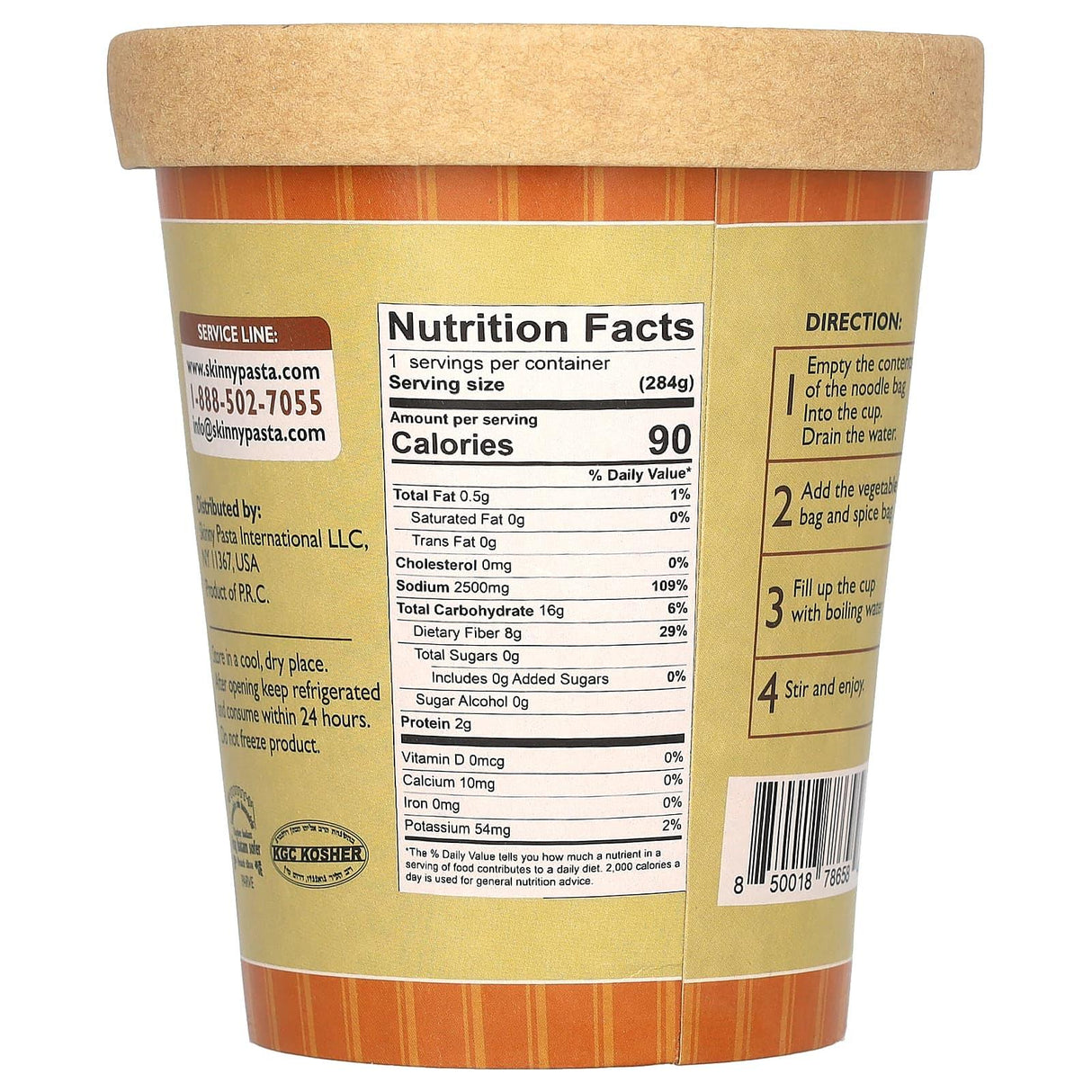 Skinny Pasta, Noodle Soup, Mushroom , 10 oz (284 g) - Supply Center USA